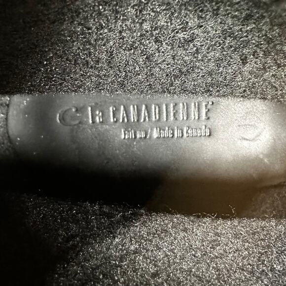 La Canadienne NWOB Shaine Waterproof Front Zip Wedge Bootie Size 9M Brown - Picture 9 of 10